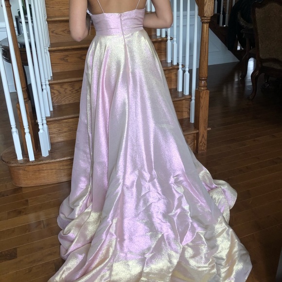 Ashley Lauren Glittery Prom Dress - Picture 5 of 6